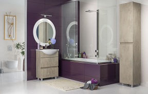 Набор мебели для ванной комнаты «Нирвана« КМК 0643