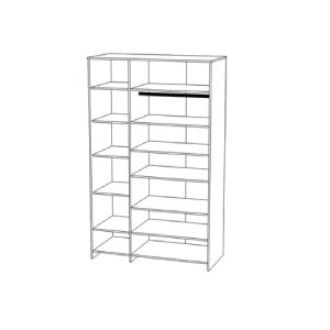 Шкаф для одежды «3Д Монтале»