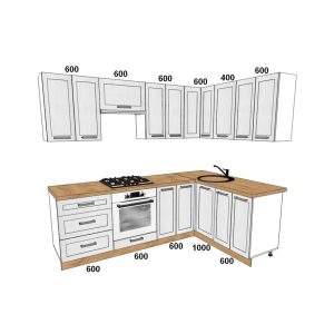 Кухня "Престиж" Вариант комплектации №6