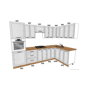Кухня "Престиж" Вариант комплектации №8