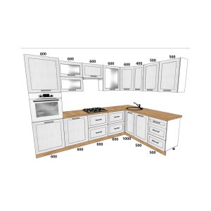 Кухня "Престиж" Вариант комплектации №4